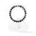 Bracelet de Perles Agate aquatiques la main 22 8mm